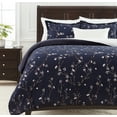 thumbnail image 1 of Chanasya Ultra Soft Sakura Tree 3-Piece Reversible Queen Bedding Duvet Cover Set - Luxurious Brushed Microfiber Comforter Cover - Zipper Closure (1 Duvet Cover & 2 Pillowcases ) Indigo - Queen, 1 of 3