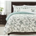 thumbnail image 1 of Chanasya Ultra Soft Toile Print 3-Piece Bedding Duvet Cover Set Queen - Luxurious Cozy Double Brushed Microfiber Comforter Cover - Zipper Closure Reversible Print (1 Duvet Cover & 2 Pillowcases ) Sage, 1 of 3