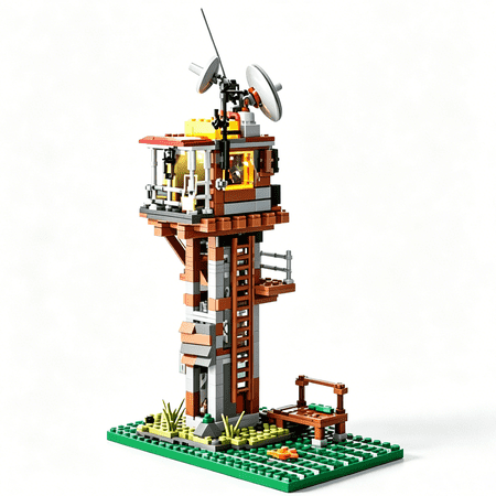 Chanbrick Apocalyptic Shack Castleed Building Sets Architecture Model Compatible With Lego Room Decor Display For Adult Teens 697
