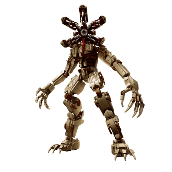 Chanbrick Biomechanical Monster Building Set Not Compatible With Lego Flowers A Multi-Joint Movable For Adults Boys 1073 Pcs