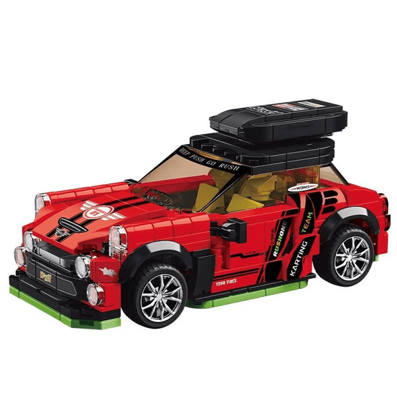 Chanbrick Travel Edition Car Building Set Compatible With Lego Vehicle Model With Roof Rack For Adult Boys 358+ Pcs