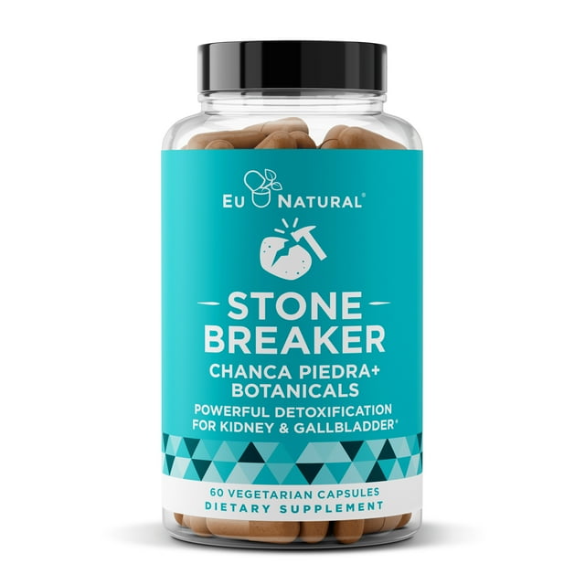 Chanca Piedra Stone Breaker – Natural Dissolver, Kidney Cleanse & Gallbladder Supplement – Detoxify Urinary Tract, Flush Impurities, Clear System – 60 Vegan Soft Capsules
