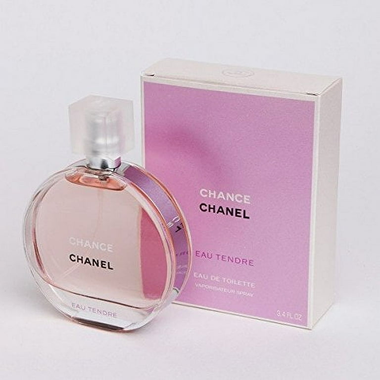 chance eau tendre by chanel for women eau de parfum spray 3.4 ounces