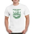 thumbnail image 1 of Chance Of Farming T-Shirt Men -Smartprints Designs, Male 4X-Large, 1 of 4