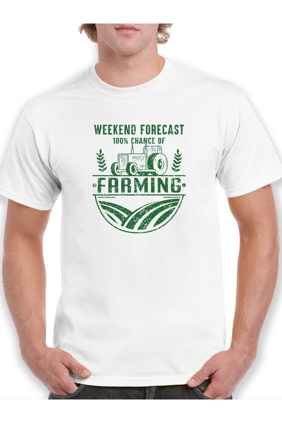 Chance Of Farming T-Shirt Men -Smartprints Designs, Male x-Large