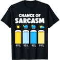 thumbnail image 1 of Chance Of Sarcasm Weather Forecast Sarcastic Funny Humor T-Shirt, 1 of 4