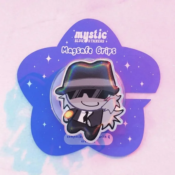 Chance Phone Grip, Magnetic Grip Tok, Cute Phone Holder, Gift for Forsaken Fans