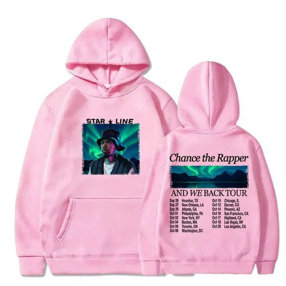 Chance The Rapper And We Back Tour Merch Hoodies Women Men HipHop Long Sleeve Sweatshirts