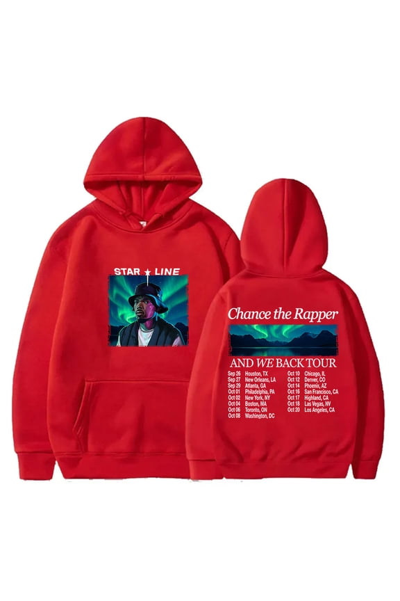 Chance The Rapper And We Back Tour Merch Hoodies Women Men HipHop Long Sleeve Sweatshirts