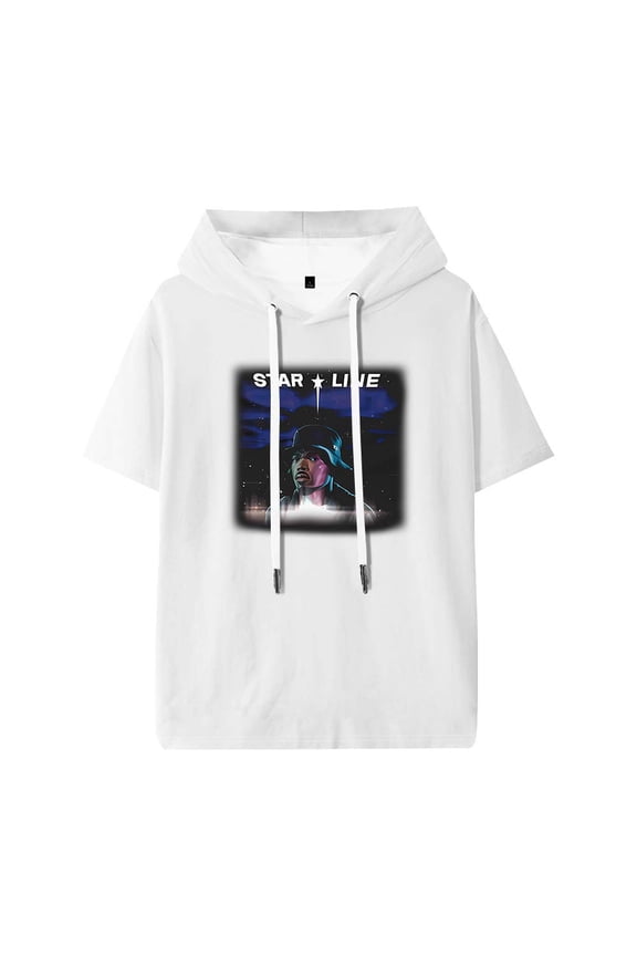 Chance The Rapper Star Line Album Merch Hooded T-Shirts Women Men Short Sleeve Tee Casual Fashion Clothes