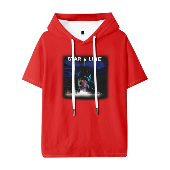 Chance The Rapper Star Line Album Merch Hooded T-Shirts Women Men Short Sleeve Tee Casual Fashion Clothes