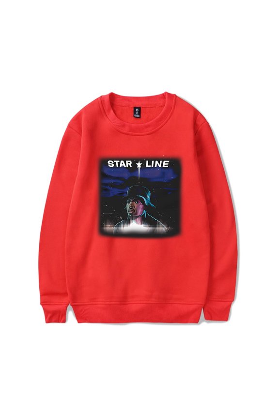 Chance The Rapper Star Line Album Merch Sweatshirt Women Men Casual Crewneck Long Sleeve Pullover Clothes
