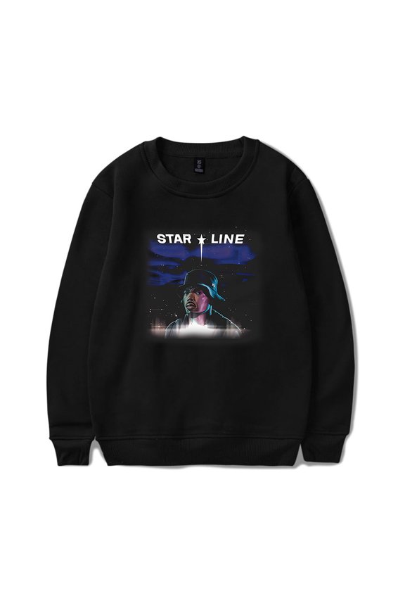 Chance The Rapper Star Line Album Merch Sweatshirt Women Men Casual Crewneck Long Sleeve Pullover Clothes