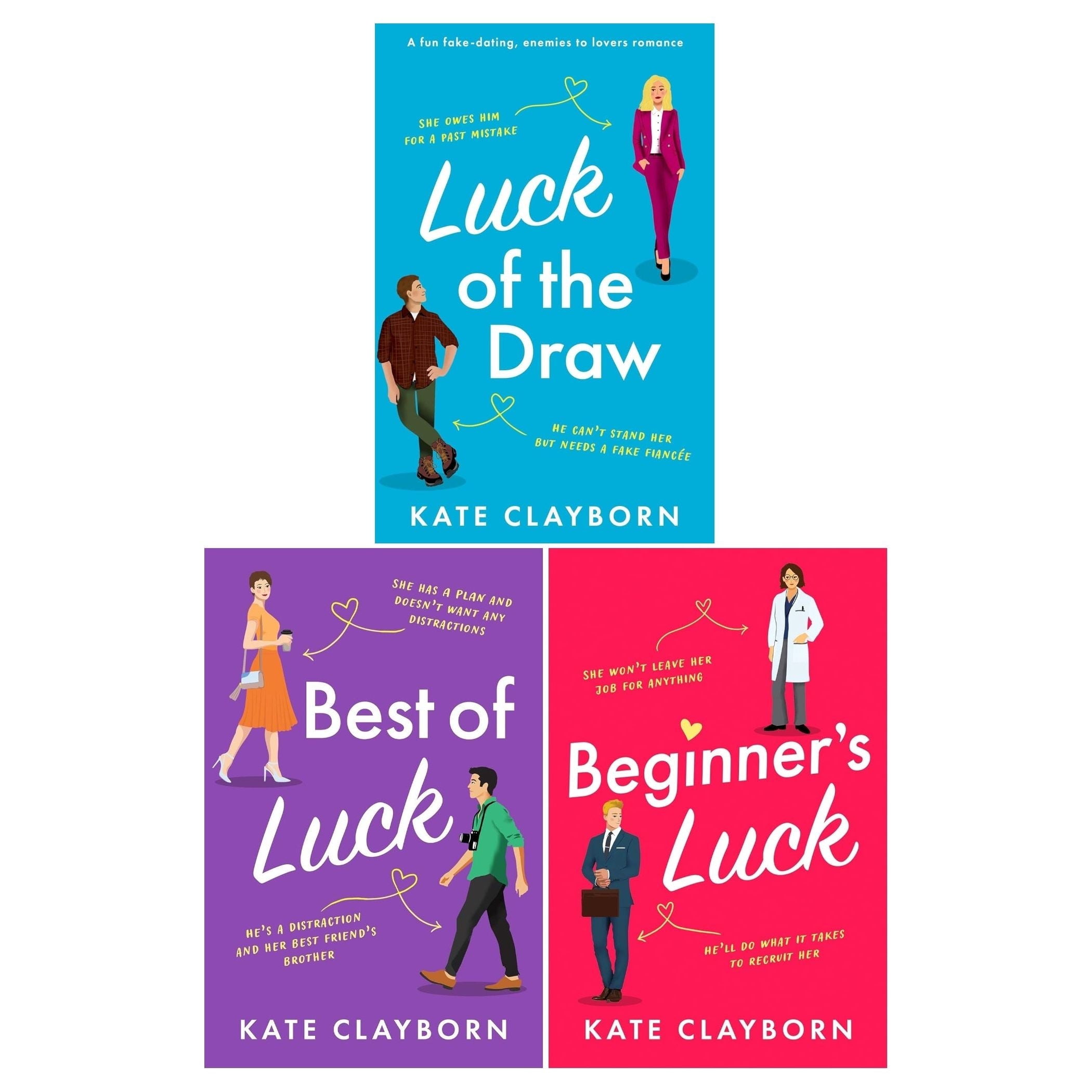 Chance of a Lifetime Series 3 Books Collection Set by Kate Clayborn ...