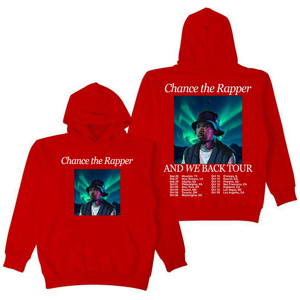 Chance the Rapper And We Back Tour 2025 Hoodie Long Sleeve Streetwear ...