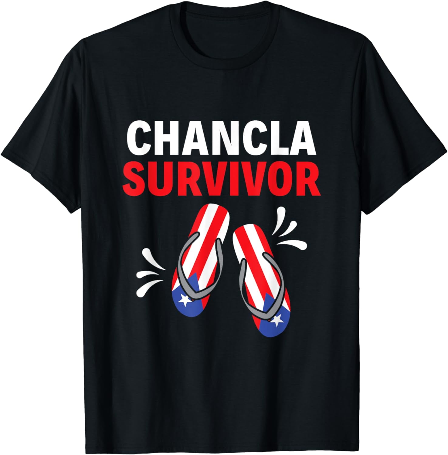 Chancla Survivor Funny Mexican Spanish Humor Cotton T-Shirt - Walmart.com