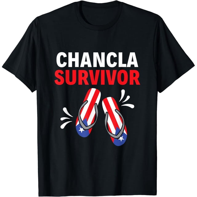 Chancla Survivor Funny Mexican Spanish Humor TShirt