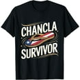 thumbnail image 1 of Chancla Survivor Puerto Rican Puerto Rico Funny Spanish Joke T-Shirt Shirts, 1 of 4