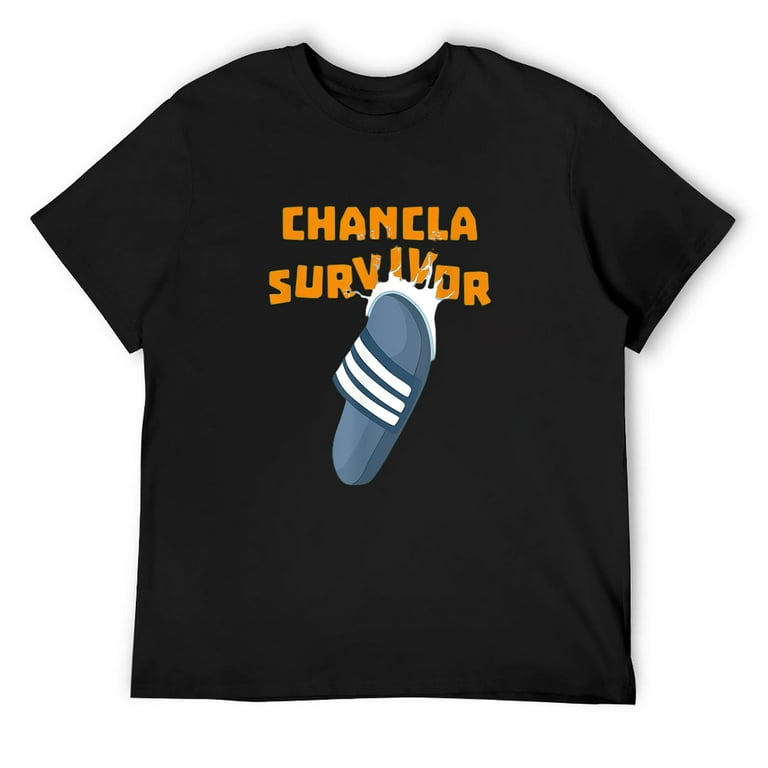 Chancla Survivor T-Shirt Funny Spanish Joke Tee Chancla Survivor T-Shirt Funny Spanish Joke Tee