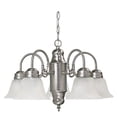 thumbnail image 1 of Chandelier 3 Light Burnished Bronze-Matte Nickel Finish    -Traditional Installation Capital Lighting 3255Mn-118, 1 of 3
