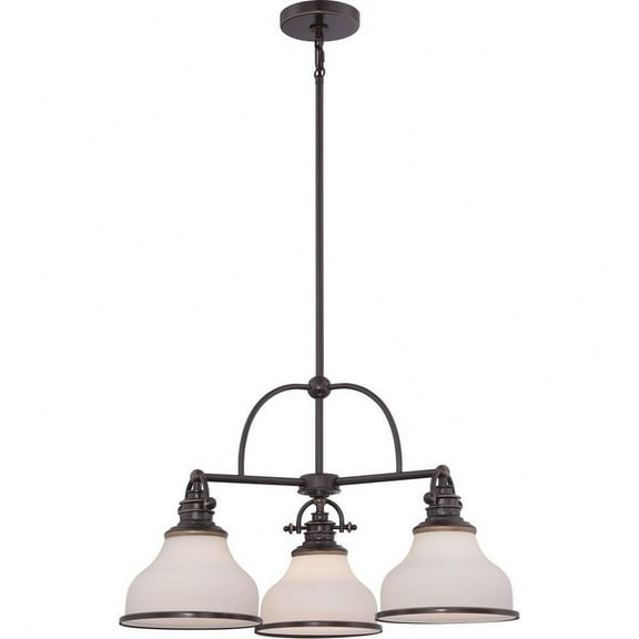 Chandelier 3 Light-Palladian Bronze Finish Bailey Street Home 71-Bel-1753514