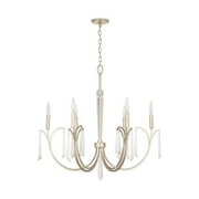 Chandelier 6 Light Winter Gold Metal in Traditional Style 33.5 High By 32.5 Wide Bailey Street Home 309-Bel-4312400