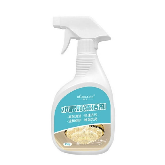 Chandelier Cleaner Spray 450g Multifuncation Crystal Lamp Tile Glass Stain Oil Scale Dust Remover Sprays Restore Transparency and Brightness