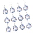 thumbnail image 1 of Chandelier Crystal Replacement Set, 12 Crystal Glass Prism Ornaments with Hooks, 2cm/0.78inch Accent Pieces for Window Decor and Indoor Display, 1 of 9