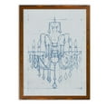 thumbnail image 1 of Chandelier Draft I - Barnwood Framed Canvas - 18 x 24 - Maple, 1 of 4