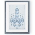 thumbnail image 1 of Chandelier Draft III - Barnwood Framed Print - 18 x 24 - Grey, 1 of 4