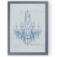 thumbnail image 1 of Chandelier Draft IV - Barnwood Framed Canvas - 18 x 24 - Grey, 1 of 4