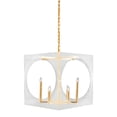 thumbnail image 1 of Bethel International Chandelier Gold Metal & Acrylic, 1 of 1