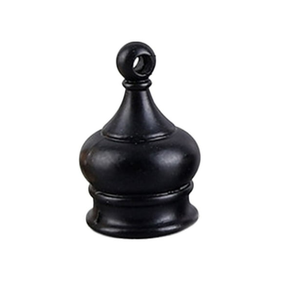 Chandelier Lampshade Hand-Tightening Nut, Lamp Finial for Lamp Lampshade Finials Lamp Finial Cap Knob Lamp Decoration Screw Caps Replacement for Floor Table Lamp Harps Bronze(Black,0.86x0.39")