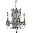 thumbnail image 1 of Chandelier Pendant ROSALIA Traditional Dining Room 4-Light Bedroom Pewte EL-8572, 1 of 1