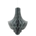 thumbnail image 1 of Chandelier Tissue Paper Decoration, 14 in, Silver, 1ct, 1 of 5