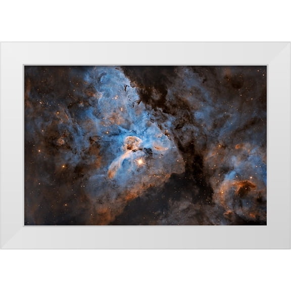 Chander, Vikas 14x11 White Modern Wood Framed Museum Art Print Titled - Eta Carina