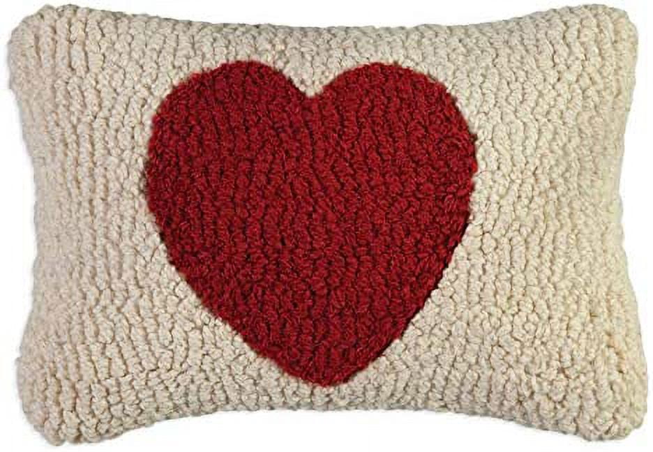 Chandler 4 Corners ArtistDesigned Red Heart HandHooked Wool