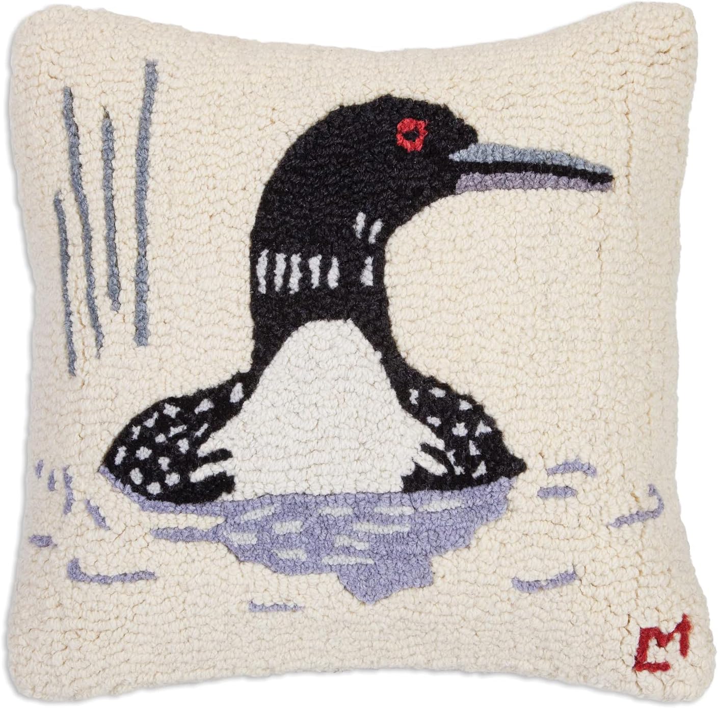 Chandler 4 Corners Wool Pillow Home Decór ArtistDesigned Summer Loon