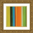 thumbnail image 1 of Chandler, Fran 26x26 Gold Ornate Wood Framed with Double Matting Museum Art Print Titled - Hampton Stripe III, 1 of 4