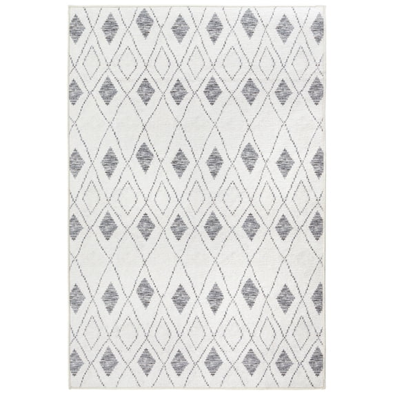 Dash & Albert Chandler Machine Washable Rug, 2' x 3', Ivory