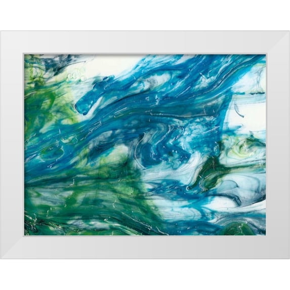 Chandler, Sharon 14x12 White Modern Wood Framed Museum Art Print Titled - Tidal Sweep I