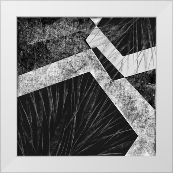 Chandler, Sharon 15x15 White Modern Wood Framed Museum Art Print Titled - Orchestrated Geometry IX