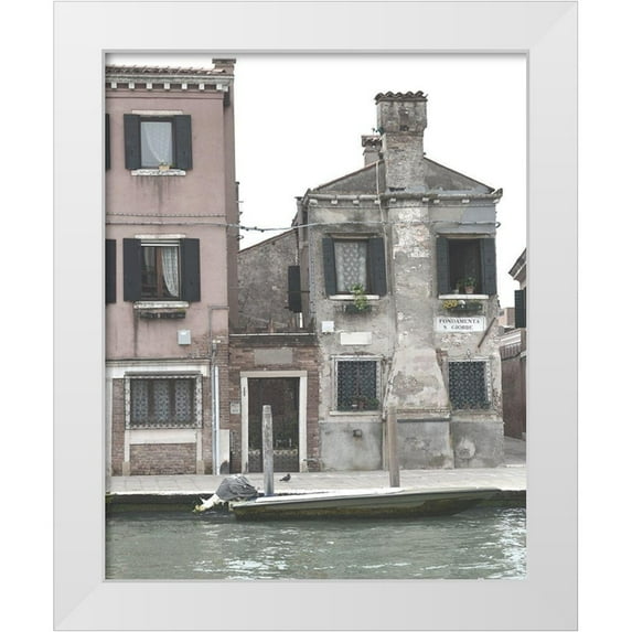 Chandler, Sharon 15x18 White Modern Wood Framed Museum Art Print Titled - Venetian Facade Photos V