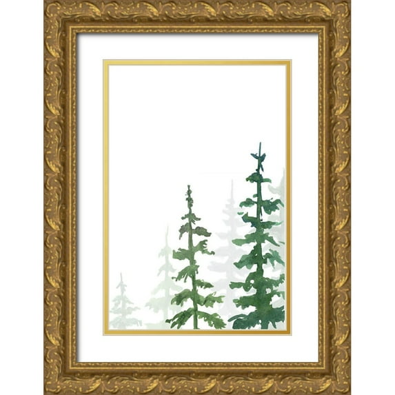 Chandler, Sharon 17x24 Gold Ornate Wood Framed with Double Matting Museum Art Print Titled - Rustic Simplicity II