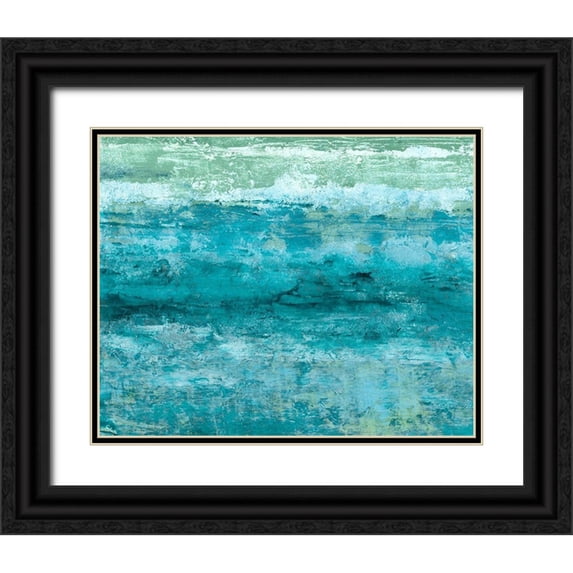 Chandler, Sharon 18x15 Black Ornate Wood Framed with Double Matting Museum Art Print Titled - Aegean Seas II