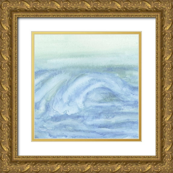 Chandler, Sharon 20x20 Gold Ornate Wood Framed with Double Matting Museum Art Print Titled - Tidal Waters VI