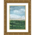 thumbnail image 1 of Chandler, Sharon 23x32 Gold Ornate Wood Framed with Double Matting Museum Art Print Titled - Verdant Fields I, 1 of 4