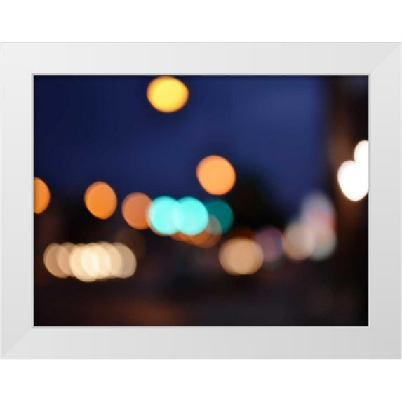 Chandler, Sharon 24x19 White Modern Wood Framed Museum Art Print Titled - Bokeh Abstract VII