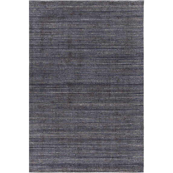 Hand-Woven Contemporary Rug 5'x7'6 Denim