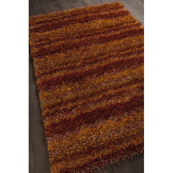Chandra Kubu KUB-16500 Orange Multi 7'9" x 10'6" Rug